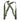 US M-1950 OD Green Pants Suspenders